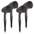 Sonance - SGS 4 SAT PACK - Garden Series 3-1/2" 2-Way Outdoor Satellite Speaker (4-Pack) - Dark Brown - Creation Networks