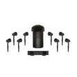 Sonance - SGS 8.1 SYSTEM - Garden Series 8.1-Ch. Outdoor Speaker System with In-Ground Subwoofer (8 - SATS, 1 - SUB, 1 - 2-150 AMP) - Dark Brown/Black (Each) - Creation Networks