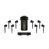 Sonance - SGS 8.1 SYSTEM - Garden Series 8.1-Ch. Outdoor Speaker System with In-Ground Subwoofer (8 - SATS, 1 - SUB, 1 - 2-150 AMP) - Dark Brown/Black (Each) - Creation Networks
