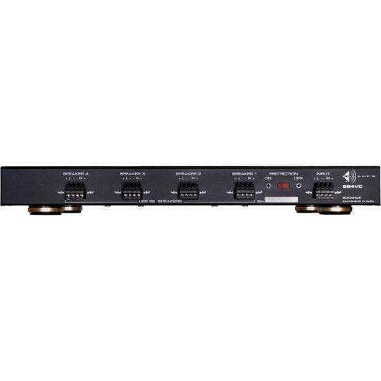 Sonance - SS4VC - 4-Pair Stereo Speaker Selector with Volume Controls (Each) - Black - Creation Networks