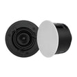 Sonance VX42R 4" Round In-Ceiling Speaker with White Micro Trim Grille (Pair) - Creation Networks