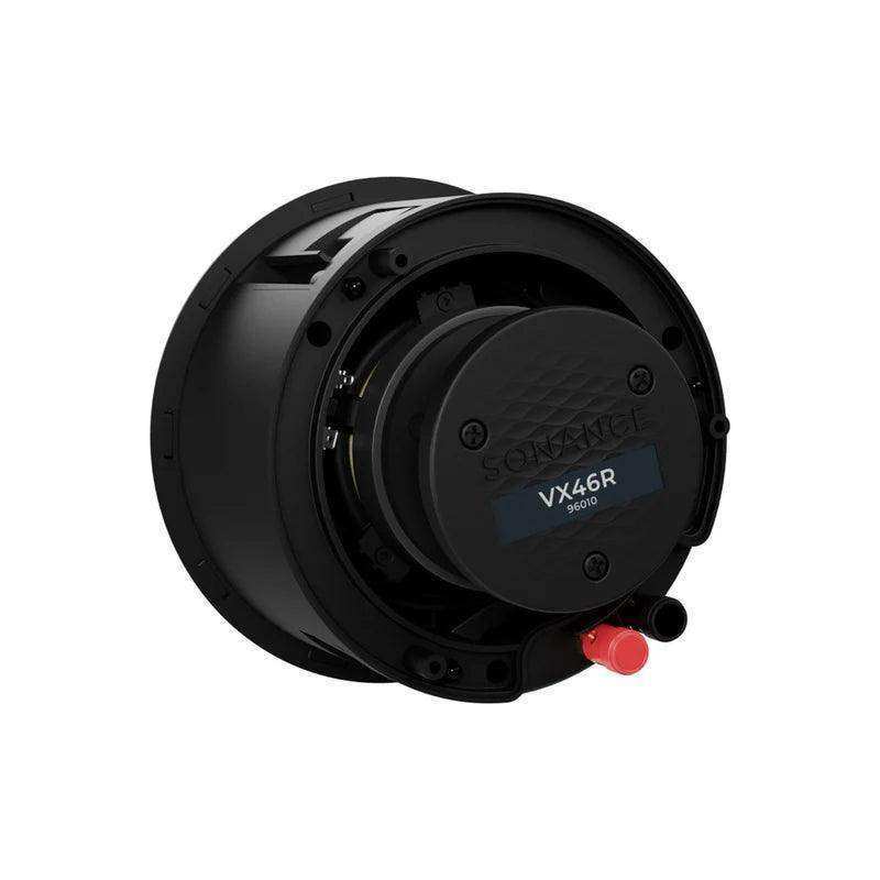 Sonance VX46R 4" Round In-Ceiling Speaker with White Micro Trim Grille (Pair) - Creation Networks