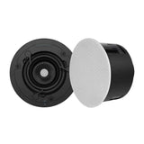 Sonance VX46R 4" Round In-Ceiling Speaker with White Micro Trim Grille (Pair) - Creation Networks