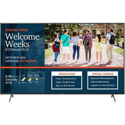Sony BRAVIA BZ40H 55" Class HDR 4K UHD Digital Signage & Conference Room LED Display - FW55BZ40H - Creation Networks