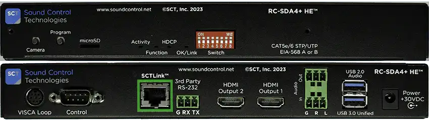 Sound Control Technologies RC-SDA4+ Camera Bridge Video Conferencing Sound Control Technologies
