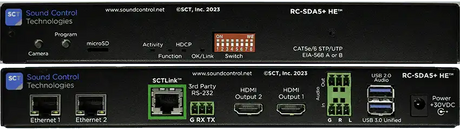 Sound Control Technologies RC-SDA5+ RemoteCam5 BYOD Camera Bridge Video Conferencing Sound Control Technologies