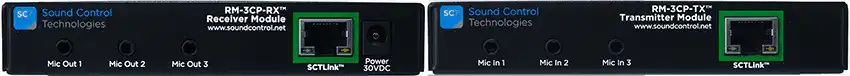 Sound Control Technologies RM-3CP Remote Mic Extension Kit Video Conferencing Sound Control Technologies