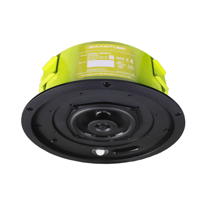 SoundTube 5.25" IP-Addressable, Dante Enabled, Speaker (White) IPD-CM52s-BGM-II-WH - Creation Networks