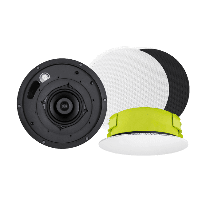 SoundTube 5.25" IP-Addressable, Dante Enabled, Speaker (White) IPD-CM52s-BGM-II-WH - Creation Networks