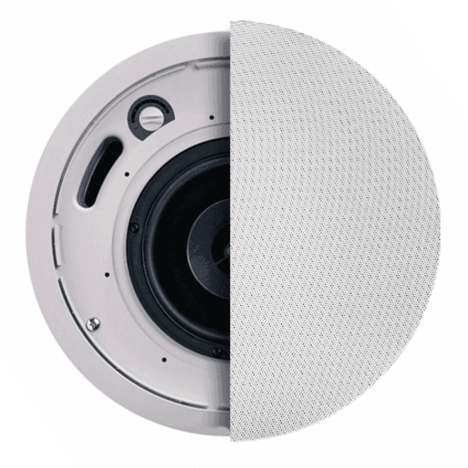 SoundTube 6.5." IP-Addressable, Dante Enabled, Speaker (White) IPD-CM62-BGM-II-WH - Creation Networks
