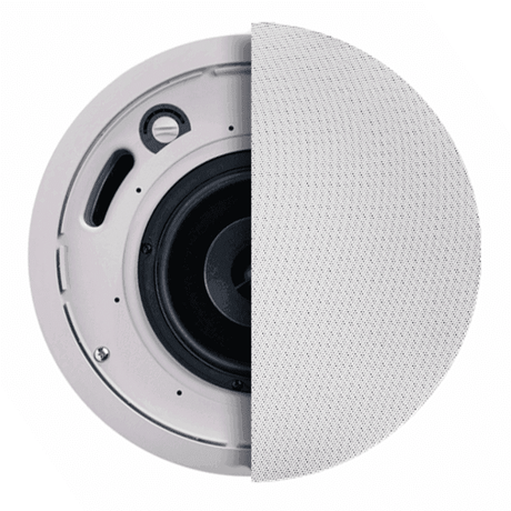 Soundtube 8" IP-Addressable, Dante Addressable, Speaker in White - IPD-CM82-BGM-II-WH - Creation Networks