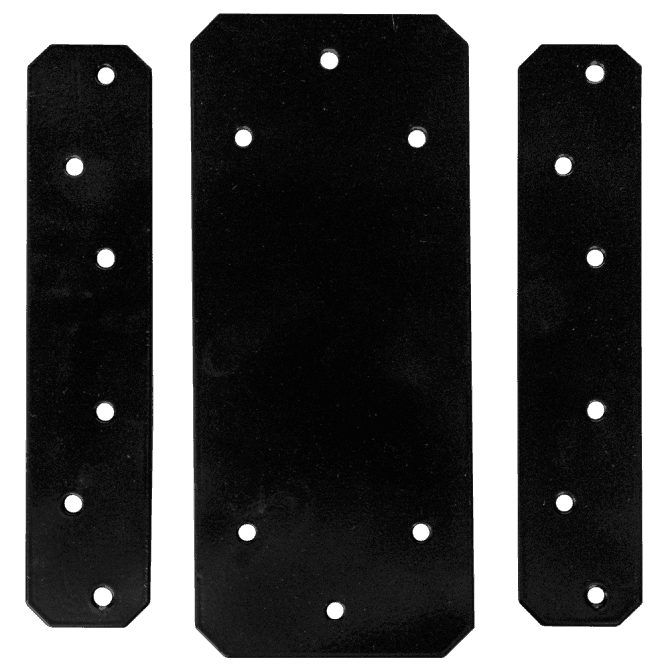 Soundtube AC-LA8-LINK-II-BK 2 black AC-LA8-LINK-II plates plus 12 zinc bolts - Creation Networks