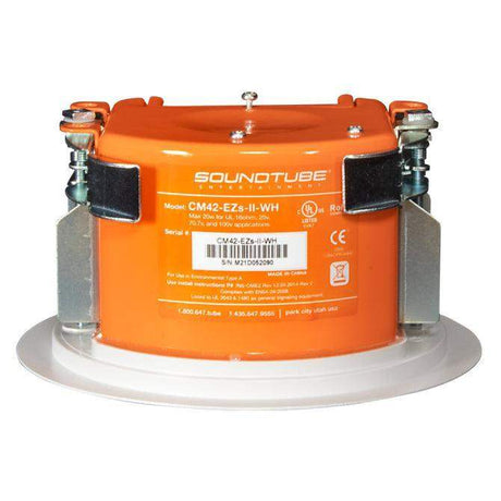 Soundtube CM42-EZS-II 4" 2-way In Ceiling Speaker with Short Can - Creation Networks