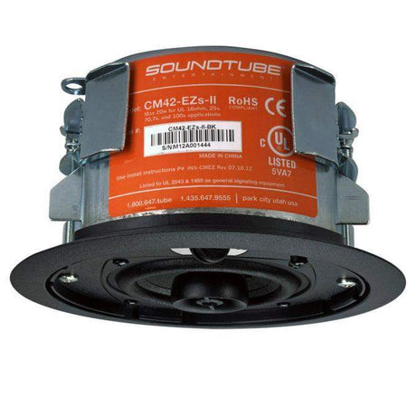 Soundtube CM42-EZS-II 4" 2-way In Ceiling Speaker with Short Can - Creation Networks
