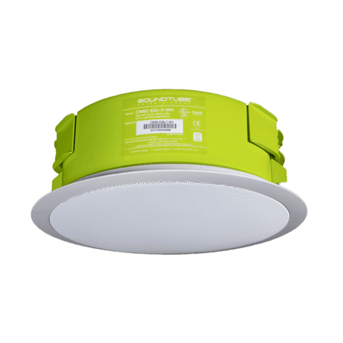 Soundtube CM62-EZS-II 6" 2-way In Ceiling Speaker with a Short Can - Creation Networks