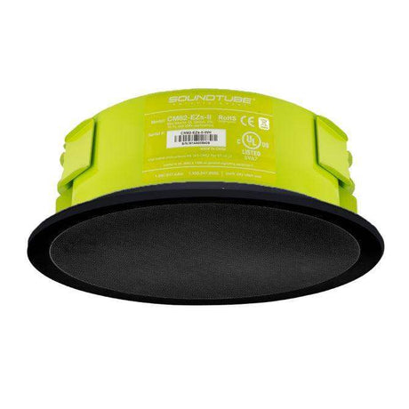 Soundtube CM82-EZS-II-BKCM82-EZS-II 8" 2-way In Ceiling Speaker in White 8" 2-way In Ceiling Speaker with Short Can - Creation Networks