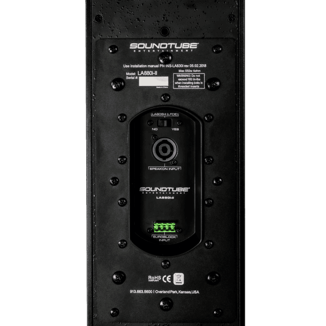 Soundtube LA880I-II-BK Full range line array - Series II (Black) - Creation Networks
