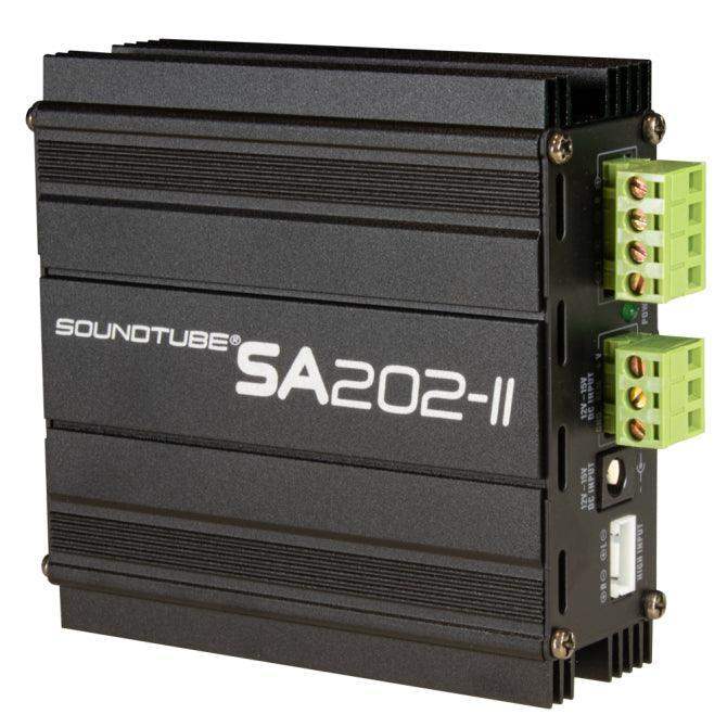 Soundtube SA202 Class AB Mini Amplifier with 20W per channel output at 4 Ohms. - Creation Networks