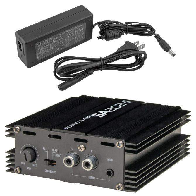 Soundtube SA202-RDT Class AB Mini Amplifier w/ 15 V Power Supply, 20W per channel - Creation Networks