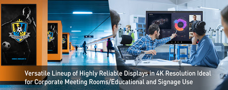Panasonic TH-43SQE2W 43" 4K UHD 500 cd/m2, 24/7, SDM, LED LCD Display Professional Displays Panasonic