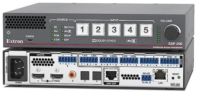 Extron SSP 200 Surround Sound Processor Audio Signal Processing Extron
