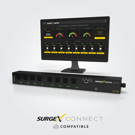 SurgeX SX-VS-128 Vertical Series+ PDU, 120V Vertical Series+ SurgeX