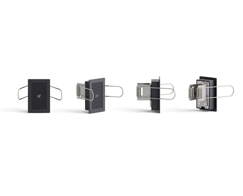 K-Array Lyzard KZ1R I Ultra-mini, 4cm-long, aluminium  point source speaker, in-wall mounting version (Black)