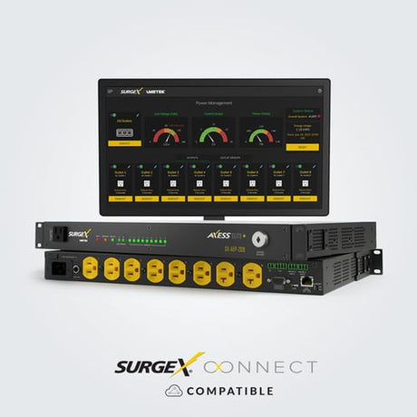 SurgeX SX-AEP-209 Axess ELITE+ Power Management System, 120V, 1RU Axess ELITE+ SurgeX