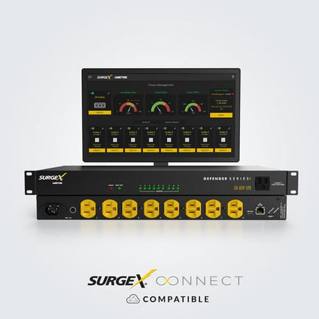 SurgeX SX-DSP-129 Defender Series+ Power Management System, 120V Defender Series+ SurgeX