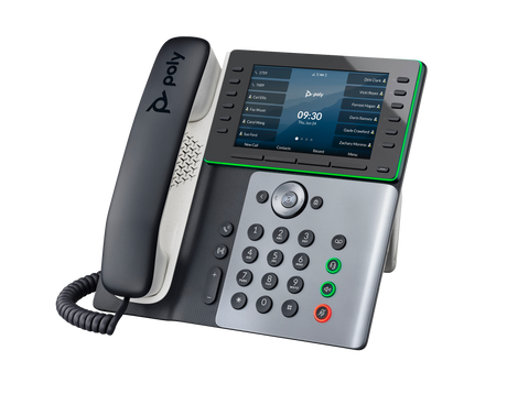 Poly Edge E550 IP Phone and PoE-enabled Poly Voice Poly
