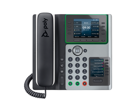 Poly Edge E450 IP Phone and PoE-enabled GSA/TAA Poly Voice Poly