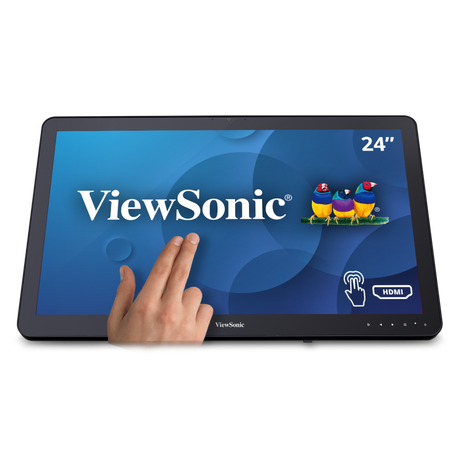 ViewSonic TD2430 – 24-Inch 10-Point IR Touch Display Touch Screen Monitors ViewSonic