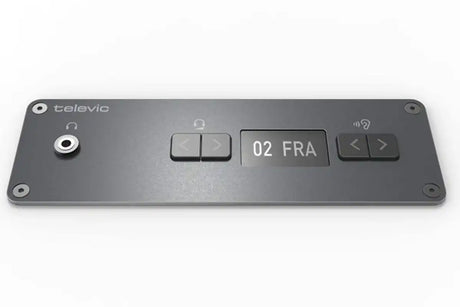 Televic Confidea F-CS Flushmount Channel Selector - 71.98.0551 - Creation Networks