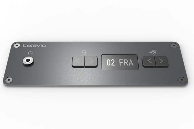 Televic Confidea F-CS Flushmount Channel Selector - 71.98.0551 - Creation Networks