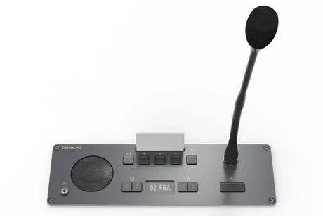 Televic Confidea F-DIV Flushmount Delegate Interpretation and Voting Unit - 71.98.0504 - Creation Networks