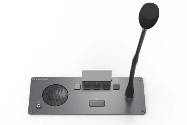 Televic Confidea F-DV Flushmount Delegate Voting Unit - 71.98.0502 - Creation Networks