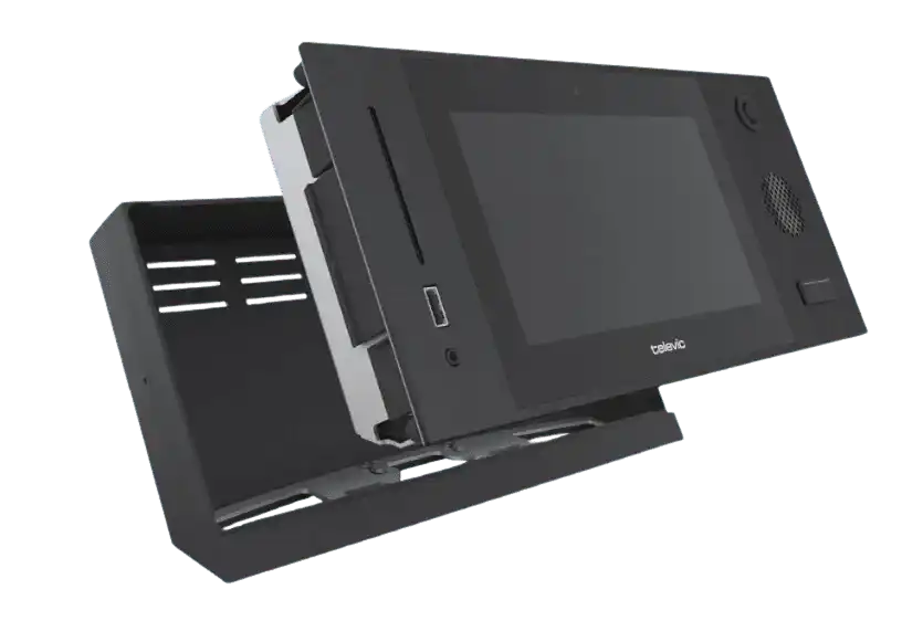 Televic uniCOS F/MM10 10" Tabletop Bracket - 71.98.2013 - Creation Networks