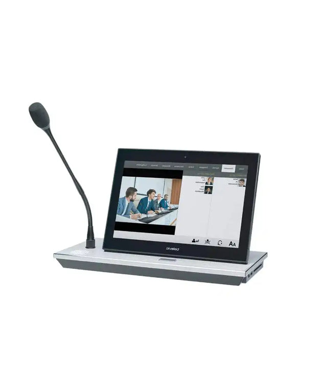 Televic uniCOS T/MM10 Tabletop Station with 10" Touchscreen - 71.98.2003 - Creation Networks