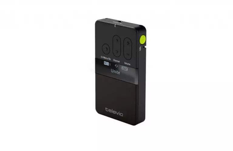 Televic Unite RP-T 71.98.4004 Digital Bodypack Receiver with Talkback - 71.98.4004 - Creation Networks