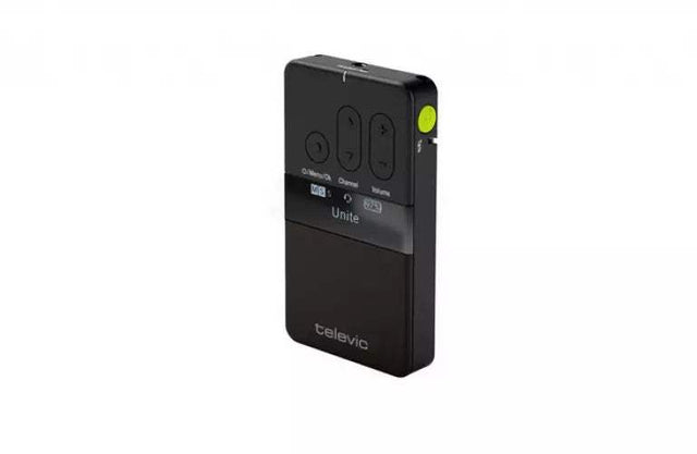 Televic Unite RP-T 71.98.4004 Digital Bodypack Receiver with Talkback - 71.98.4004 - Creation Networks