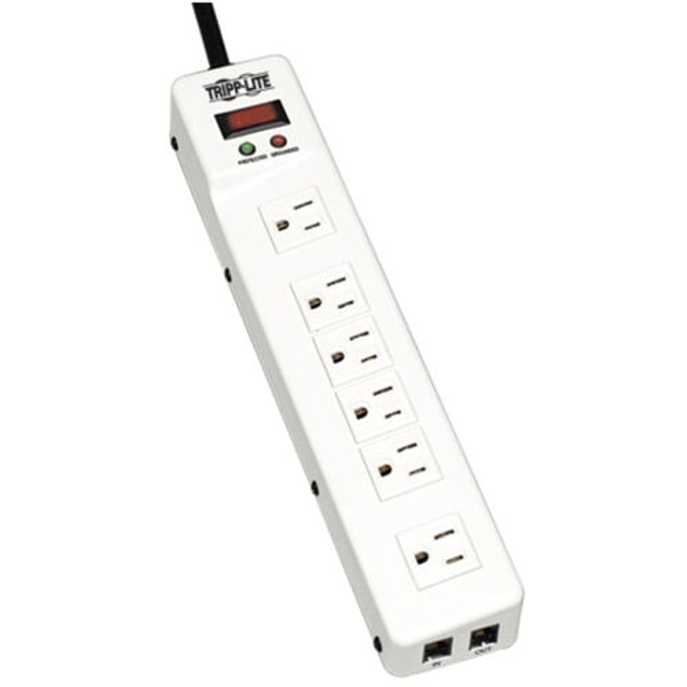 Eaton TLM626TEL15 – Surge Protector, 6 Outlets, Tel Line Surge Protectors & Power Strips Eaton