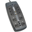 Eaton TLP1008TELTV 10-Outlet Surge Protector, 8 ft. (2.43 m) Cord, 3345 Joules Surge Protectors & Power Strips Eaton