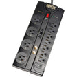 Eaton TLP1208SAT Protect It 12-Outlet Surge Protector, 8 ft. (2.43 m) Cord, 2880 Joules Surge Protectors & Power Strips Eaton