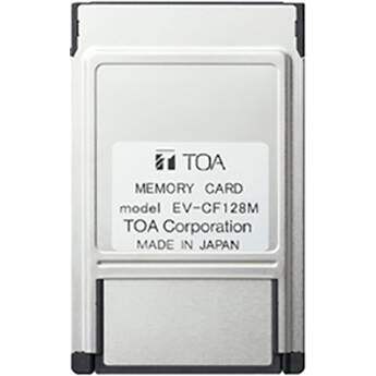 TOA Electronics 128 MB Memory Card/Combo Compact Flash Card and ATA Flash Card Adapter - EV-CF128M - Creation Networks