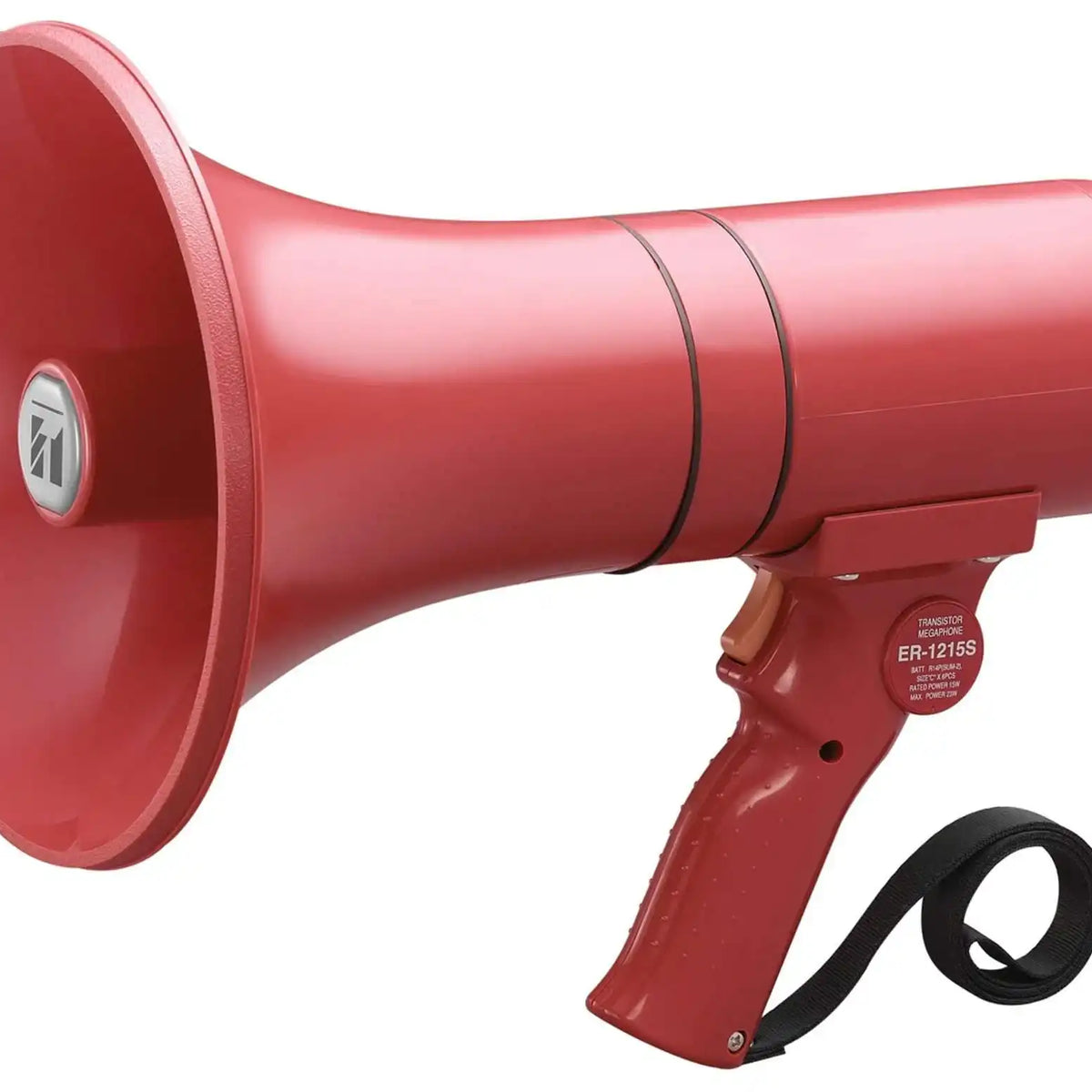 TOA Electronics 15W Handheld Megaphone with Siren (Red) - ER-1215S ...