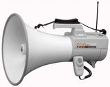 TOA Electronics 30W Shoulder-Held Megaphone with Whistle & Built-In Wireless Mic Receiver (Gray) - ER-2930W Intercoms TOA