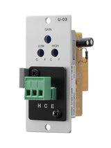 TOA U-03S – Stereo Terminal-Block Aux Module Audio Signal Processing TOA