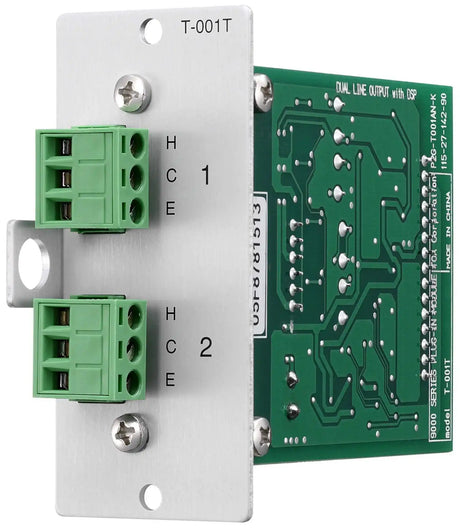 TOA Electronics Dual Line Output Expansion Module with DSP - T-001T - Creation Networks