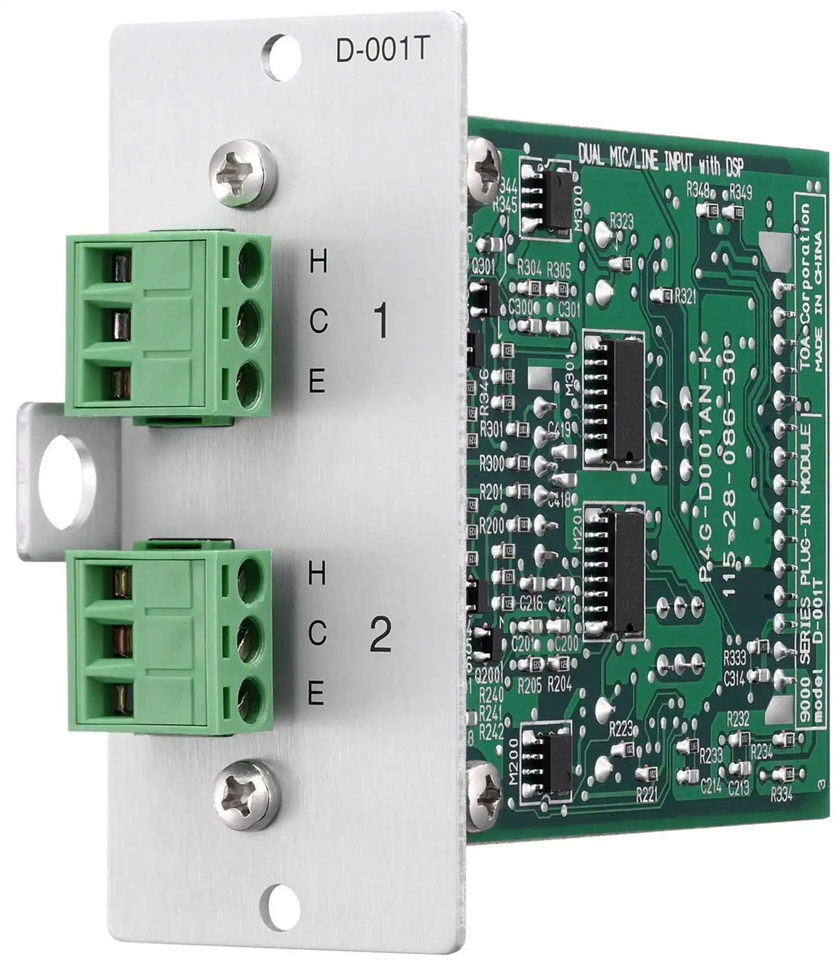 TOA Electronics Dual Mic / Line Input Module with DSP - D-001T - Creation Networks