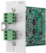 TOA Electronics Dual Mic / Line Input Module with DSP - D-001T Audio Components TOA